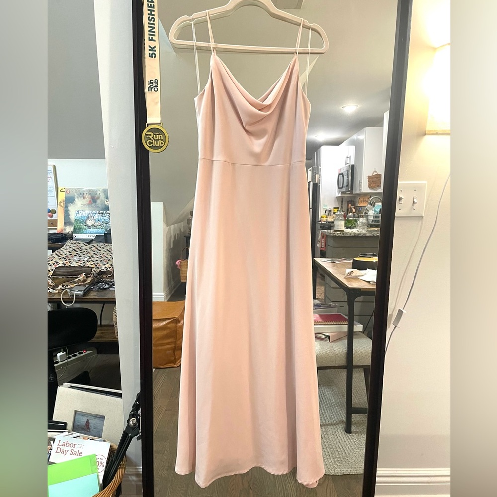 Adrianna Papell Blush Pink Dress